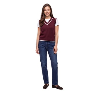 Express Women's V-Neck Cropped Vest