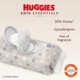 thumbnail image 2 of Huggies Skin Essentials Hypoallergenic Baby Wipes, 10 Flip-Top Packs, 640 ct., 2 of 8