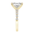 thumbnail image 4 of Lab Created 3.48 CT. T.W. Elongated Cushion Cut Pave Diamond Ring, 4 of 6