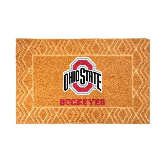Logo Brands Ohio State Buckeyes Coir Outdoor Mat