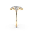 thumbnail image 3 of 3.75 CT.T.W. Lab Created Marquise Diamond Ring in 18K Gold, 3 of 3