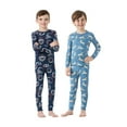thumbnail image 1 of Member's Mark Toddler & Boys 4-Piece Organic Cotton Pajama Set, 1 of 9