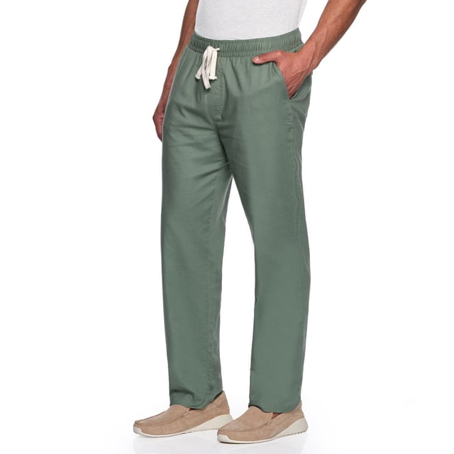 Lands’ End Men's Cotton Linen Pull-On Pant