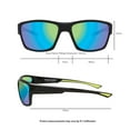thumbnail image 3 of Member's Mark MMS204 Polarized Wrap Around Sport Sunglasses, 3 of 7