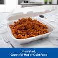 thumbnail image 4 of DART, Insulated Foam Hinged Lid Take Out Container, 9" Square, 1- Compartment, 125 ct., 4 of 4