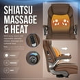 thumbnail image 3 of Shaquille O’Neal Corydon Shiatsu Massage Chair with Heat and Flip Up Arms, 3 of 11
