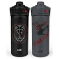 thumbnail image 1 of Zak Designs 20-oz. Stainless Steel Double Wall Beacon Straw Bottle for Kids, 2 pack, Choose Character, 1 of 12