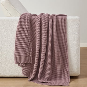 Member's Mark 100% Organic Cotton Knit Throw, 60" x 70"