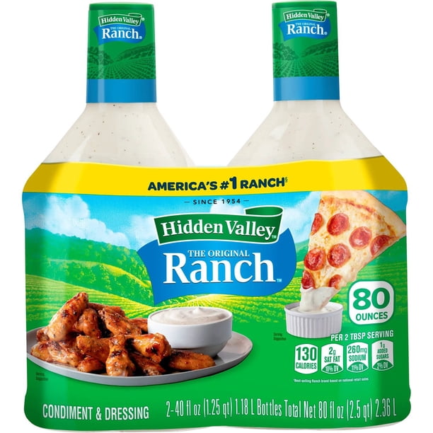 Hidden Valley Original Ranch Dressing, 40 oz., 2 pk. - Samsclub.com