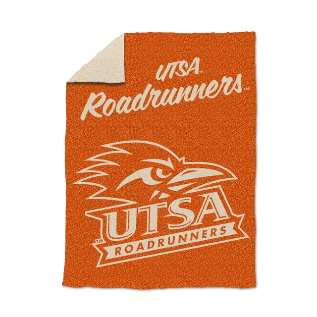 Logo Brands Texas - San Antonio Roadrunners Luxe Dreams Throw, 60" x 80"
