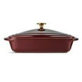thumbnail image 3 of Tramontina 13.6" x 9.6" Ceramic Covered Bakeware with Stainless Steel Knob (Choose Color), 3 of 7