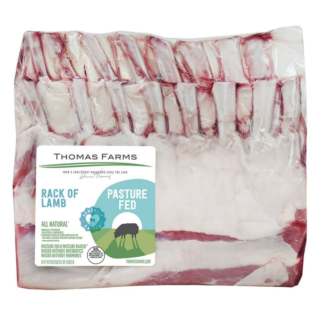 Thomas Farms Frenched Rack of Lamb Halal Certified, priced per pound ...