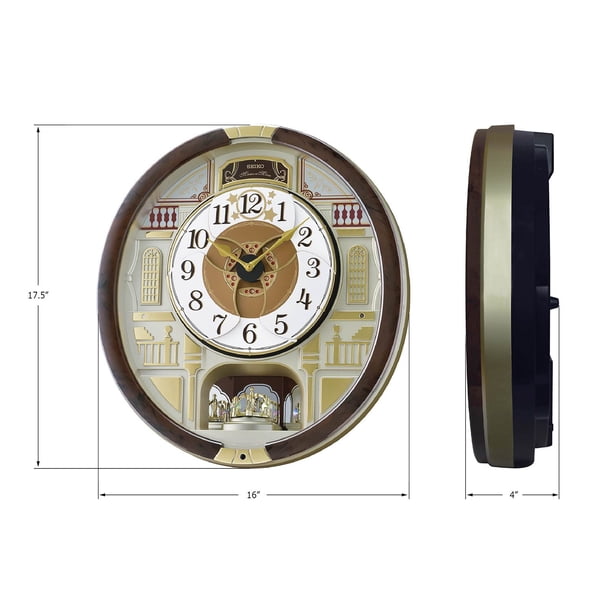 Seiko Melodies in Motion 2024 Musical Wall Clock, Limited Edition