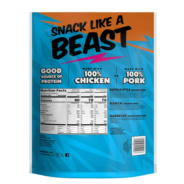Jack Link's MrBeast Jerky Bites Variety Pack, 0.9 oz., 12 pk