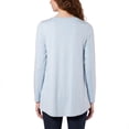 thumbnail image 2 of Hue Women's Long Sleeve Tunic T-Shirt, 2 of 7