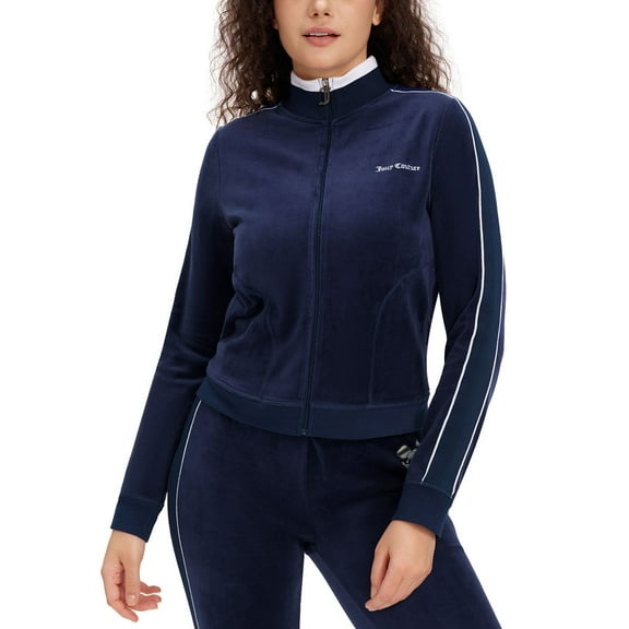 Juicy Couture Women's Cotton Velour Pickleball Jacket