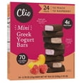 thumbnail image 1 of Clio Greek Yogurt Raspberry and Peach Mini Bars, 24 ct., 1 of 5