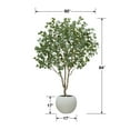 thumbnail image 5 of Artificial 7' Premium Eucalyptus Tree in Oversized Pot, 5 of 5