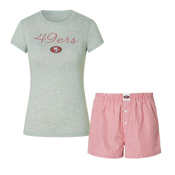 San Francisco 49ers Women's 2-Piece Pajama Short Set