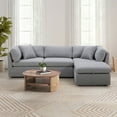 thumbnail image 1 of Member’s Mark Lindsey Modular Fabric Sofa with Storage Ottoman, 1 of 23