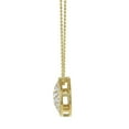 thumbnail image 6 of 0.70 CT. T.W. Round Cut Pave Disc Diamond Pendant Necklace in 14K Gold, 6 of 8