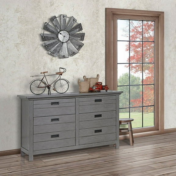 Evolur Waverly 6-Drawer Double Dresser, Choose Color