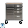 thumbnail image 3 of Seville Classics UltraHD 4-Drawer Rolling Cabinet, 28" W x 25" D x 34.5" H, 3 of 12