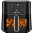 thumbnail image 1 of Chefman TurboFry Touch 6-Quart Air Fryer with Window, Includes 4 Cooking Presets, 1 of 8