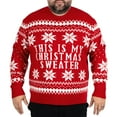 thumbnail image 5 of Men's Holiday Crewneck Sweater, 5 of 9