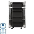 thumbnail image 7 of Seville Classics UltraHD 8-Piece Rolling Steel Garage Storage Cabinet With Stacker Set, 12 Feet Wide, 7 of 16