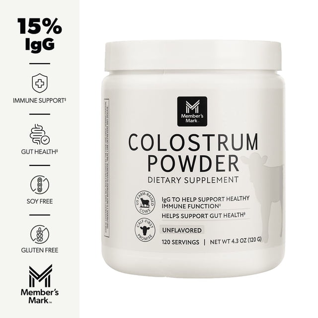 Member's Mark Colostrum Powder, Unflavored, 120 g.