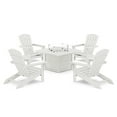 thumbnail image 7 of POLYWOOD Gulf Shores Adirondack Conversation Set with Fire Pit Table, 5pc, 7 of 7