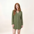 thumbnail image 2 of Member's Mark Women's Notch Collar Sleep Shirt, 2 of 10