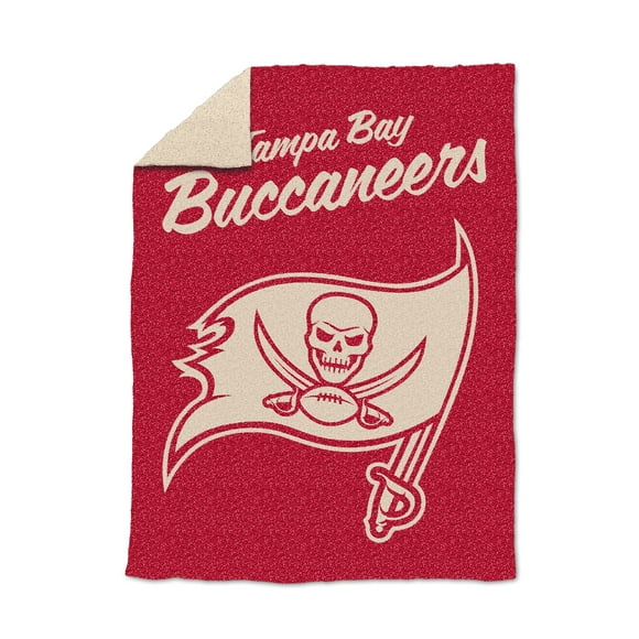 Logo Brands Tampa Bay Buccaneers Luxe Dreams Throw, 60" x 80"