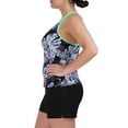 thumbnail image 3 of ZeroXposur Ladies O-Ring Action Tankini Swimsuit, 3 of 7