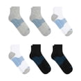 thumbnail image 2 of Copper Fit 6-Pack Quarter Crew Sock, 2 of 6