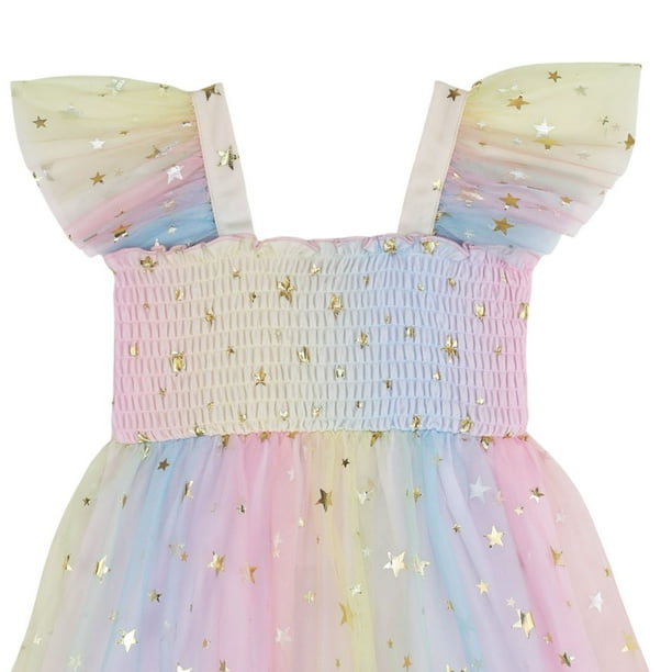 white christmas dresses Beautees Girls 7-16 Sleeveless Denim Tulle Dress X-Large / Burgundy main image 1