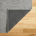 thumbnail image 5 of Town & Country Basics Pax Herringbone Textured Machine Washable Area Rug, Assorted Sizes and Colors, 5 of 11