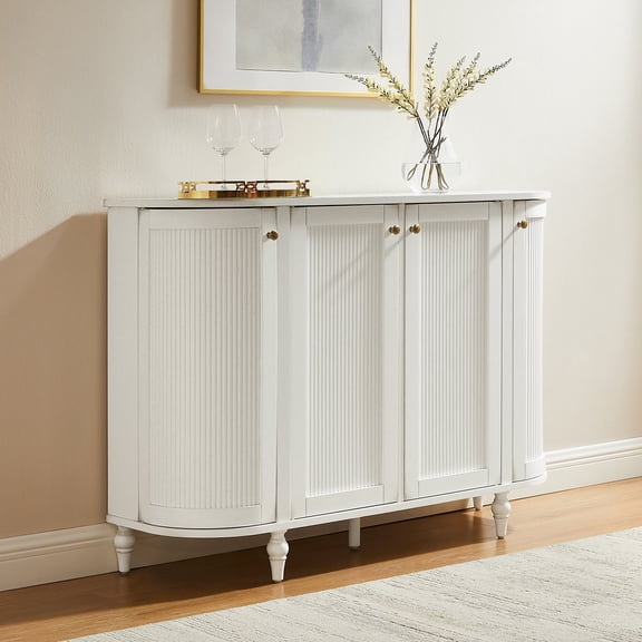 Crosley Monique Curved Sideboard Cabinets
