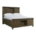 thumbnail image 2 of Society Den Jack Platform Storage Bed in Walnut, Assorted Sizes, 2 of 12