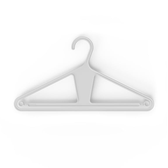 The Original Kangaroo™ Hanger 40-Pack - Made in Wisconsin, USA with 100% recycled material - The patented design clips in pants, shirts, straps, tanks, jackets and even entire outfits on a single hanger