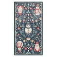 thumbnail image 2 of Frosty Bells Yale Haven Washable Recycled Holiday Area Rug, Assorted Sizes & Designs, 2 of 5