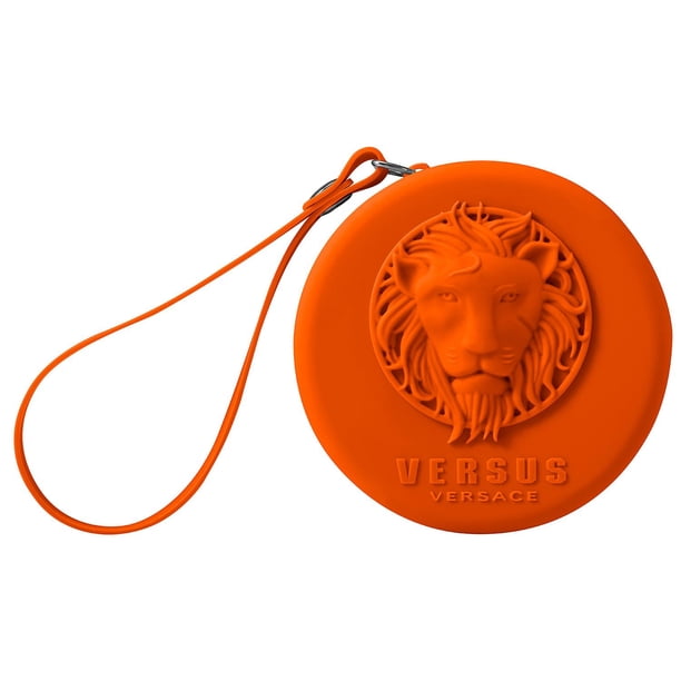 NWT Versace Orange Silicone Lion-Emblem  Watch with Pouch and Warranty Card Versus Versace Fire Island Lion Silicone Watch, 39mm  main image 2