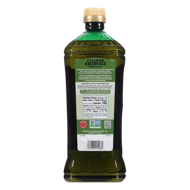 Filippo Berio Extra Virgin Olive Oil, 50.7 fl. oz. - Samsclub.com