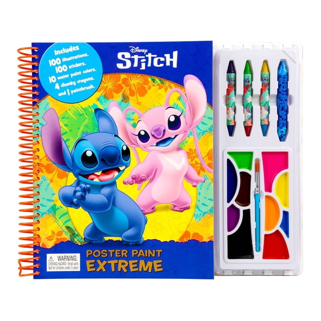Stitch Poster Paint Extreme by Nicholas Aumais, Spiral Bound Paperback