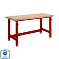 thumbnail image 4 of Seville Classics UltraHD Height Adjustable Workbench, 60" W x 24" D x 28.5"-42" H, 4 of 10