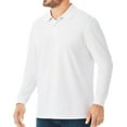 thumbnail image 2 of Member's Mark Long Sleeve Stretch Pique Polo, 2 of 3