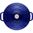 thumbnail image 4 of Staub Enameled Cast Iron 3.75-Quart Essential Fleur De Lis Cocotte, Choose Color, 4 of 6
