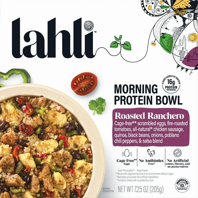 Lahli Roasted Ranchero Protein Bowls, 4 ct.