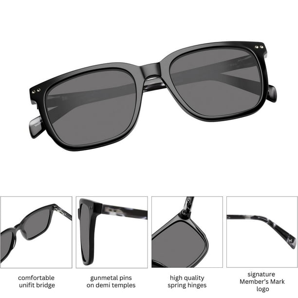 Members Mark MMS205 Square Sunglasses - Samsclub.com